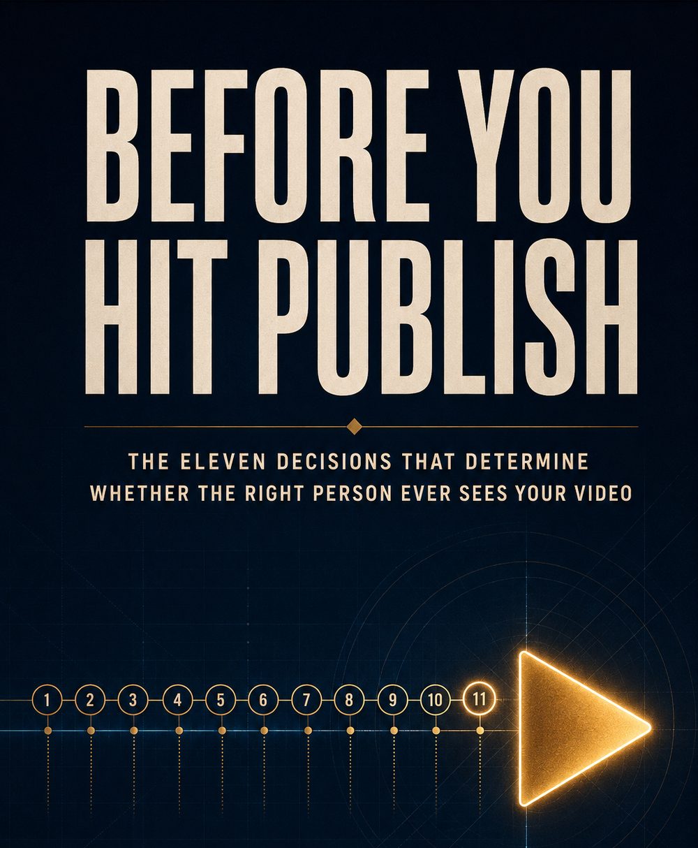 Before You Hit Publish: the eleven decisions that determine whether the right person ever sees your video